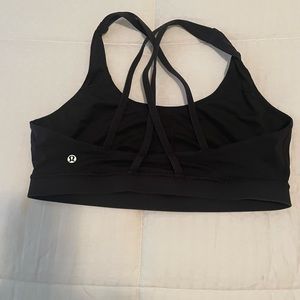 Lululemon black sport bra.
